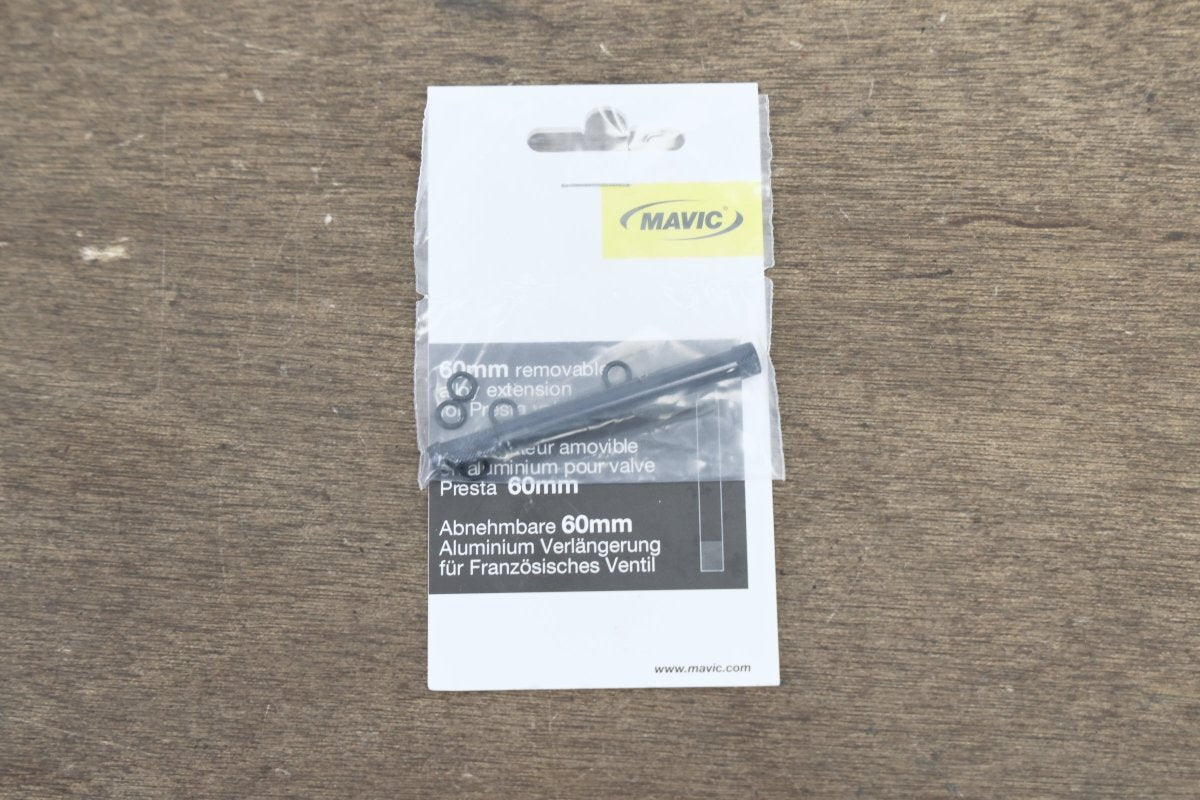 (1) NEW Mavic 60mm Removable Presta Valve Extension