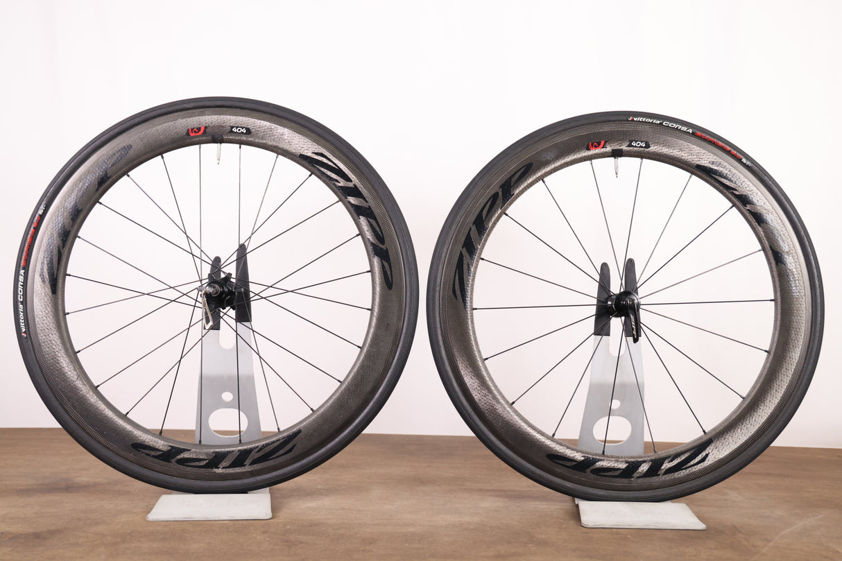 Zipp 404 Firecrest 77/177 Carbon Clincher Rim Brake Wheelset 11 Speed