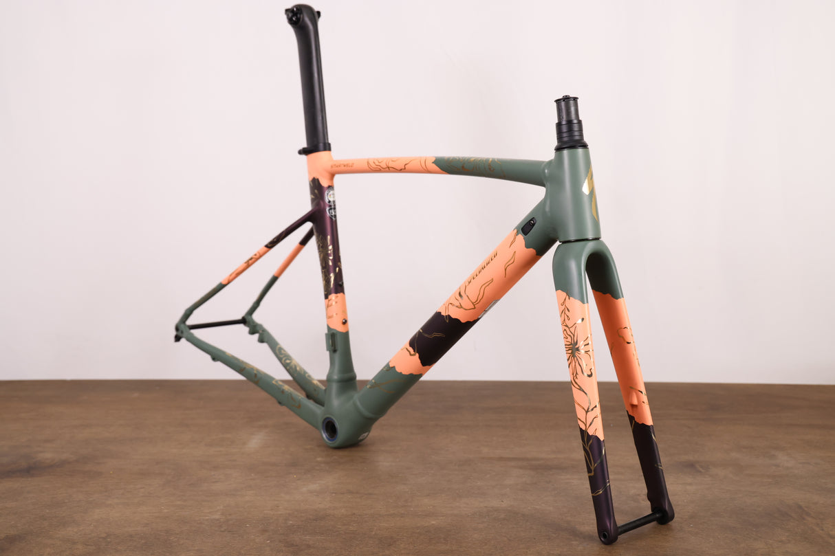 52cm Specialized Allez Sprint Forest Fire Alloy Disc Brake Road Frameset