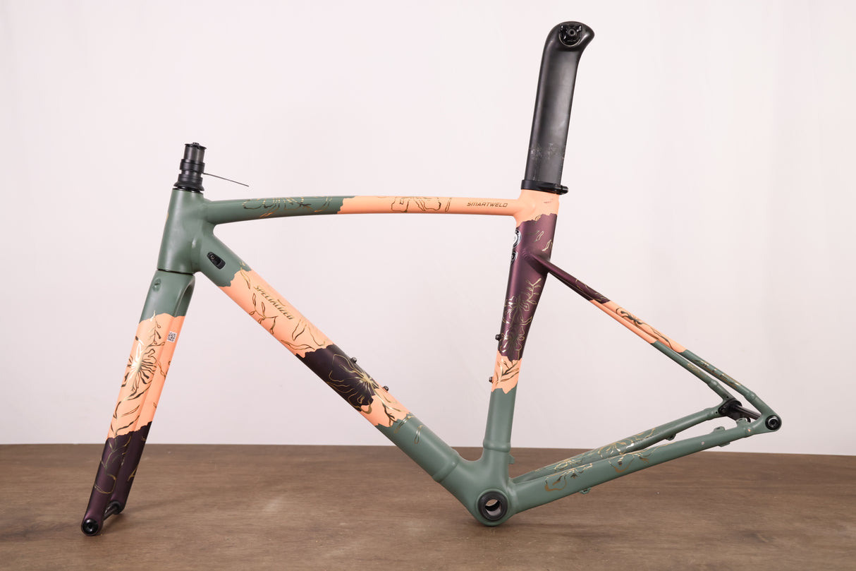 52cm Specialized Allez Sprint Forest Fire Alloy Disc Brake Road Frameset