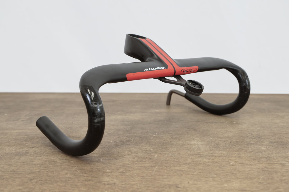 40cm 90mm Wilier Alabaroa Carbon Integrated Barstem Handlebar 1 1/8"