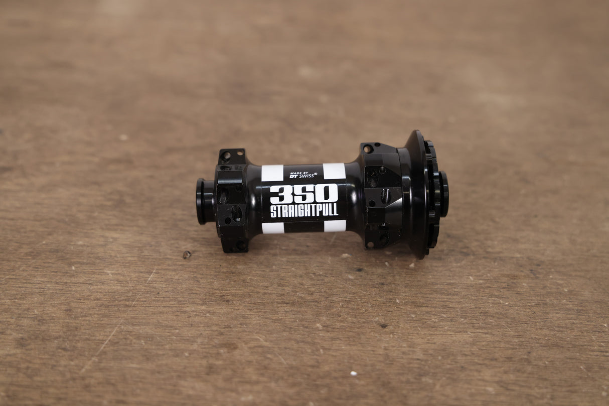 Front 24H 12 x 100mm DT Swiss 350 Straightpull Disc Brake Wheel Hub + Disc Adaptor