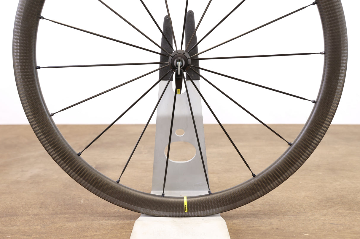 Mavic Cosmic SL 40 Carbon Tubeless Clincher Rim Brake Wheelset 11 Speed