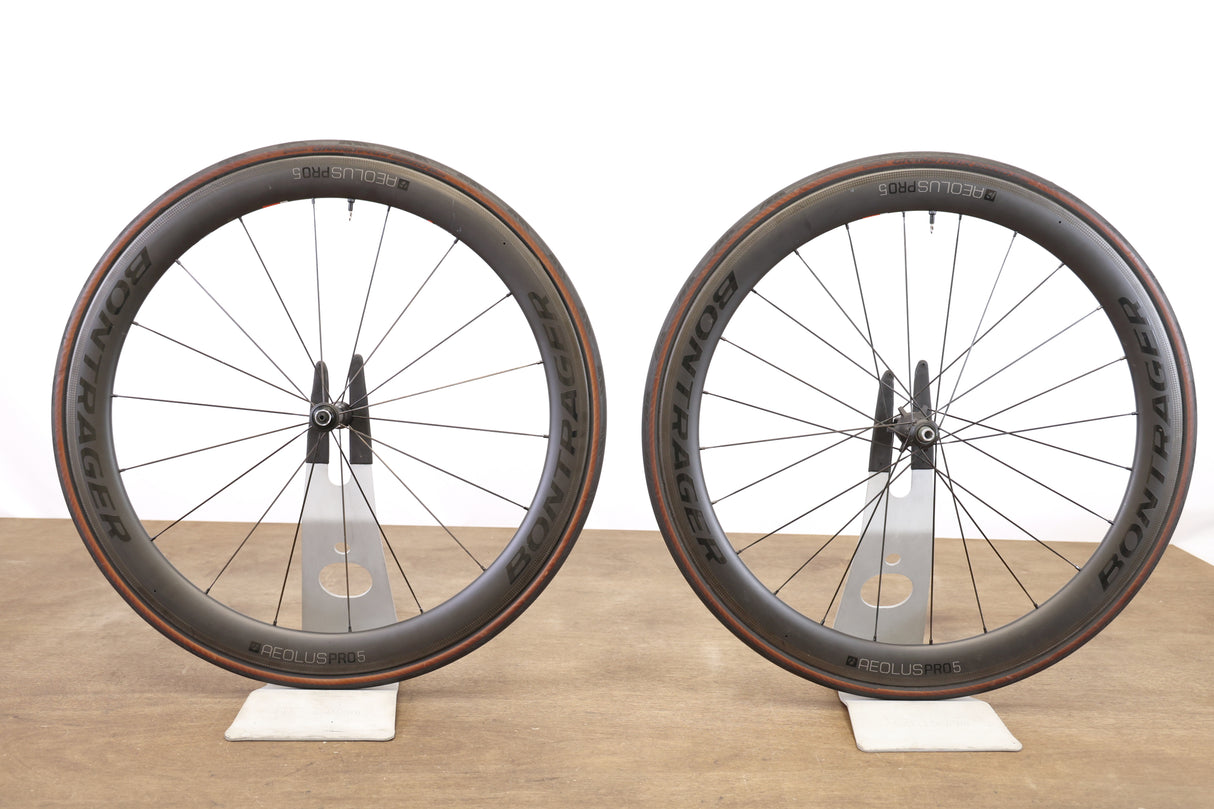 Bontrager Aeolus Pro 5 TLR Carbon Tubeless Clincher Rim Brake Wheelset 11 Speed