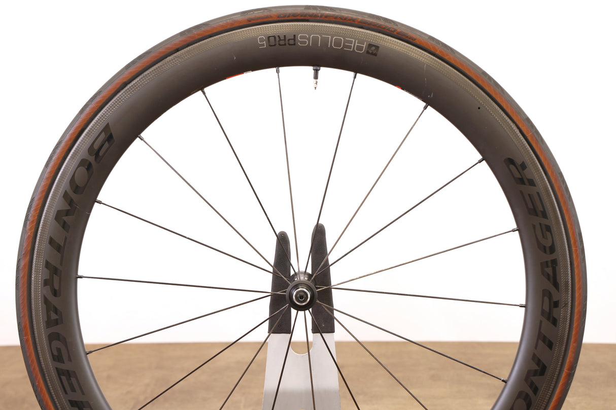 Bontrager Aeolus Pro 5 TLR Carbon Tubeless Clincher Rim Brake Wheelset 11 Speed