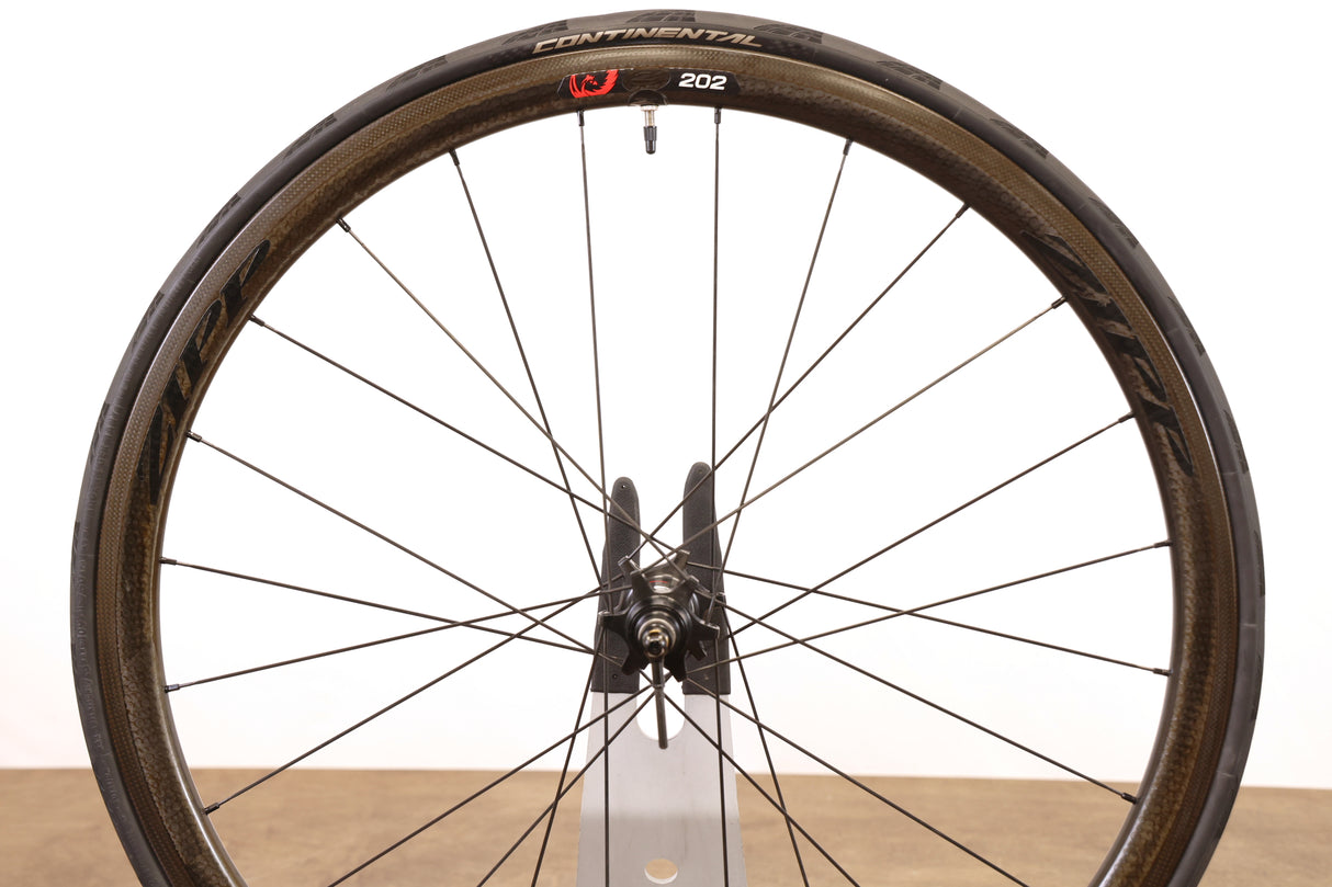 Zipp 202 Firecrest 77/177 Carbon Clincher Rim Brake Wheelset 11 Speed