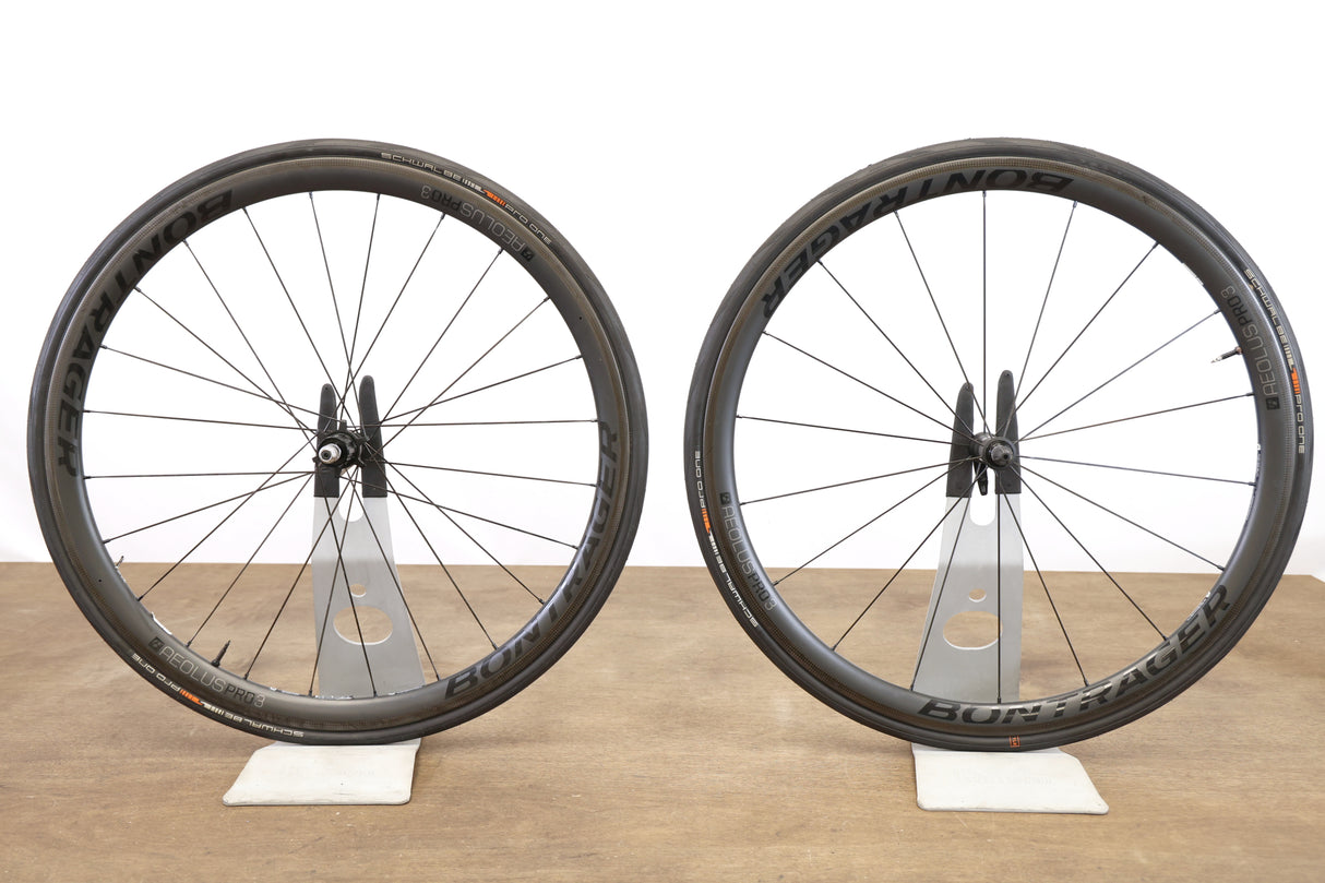 Bontrager Aeolus Pro 3 TLR Carbon Tubeless Clincher Rim Brake Wheelset 11 Speed
