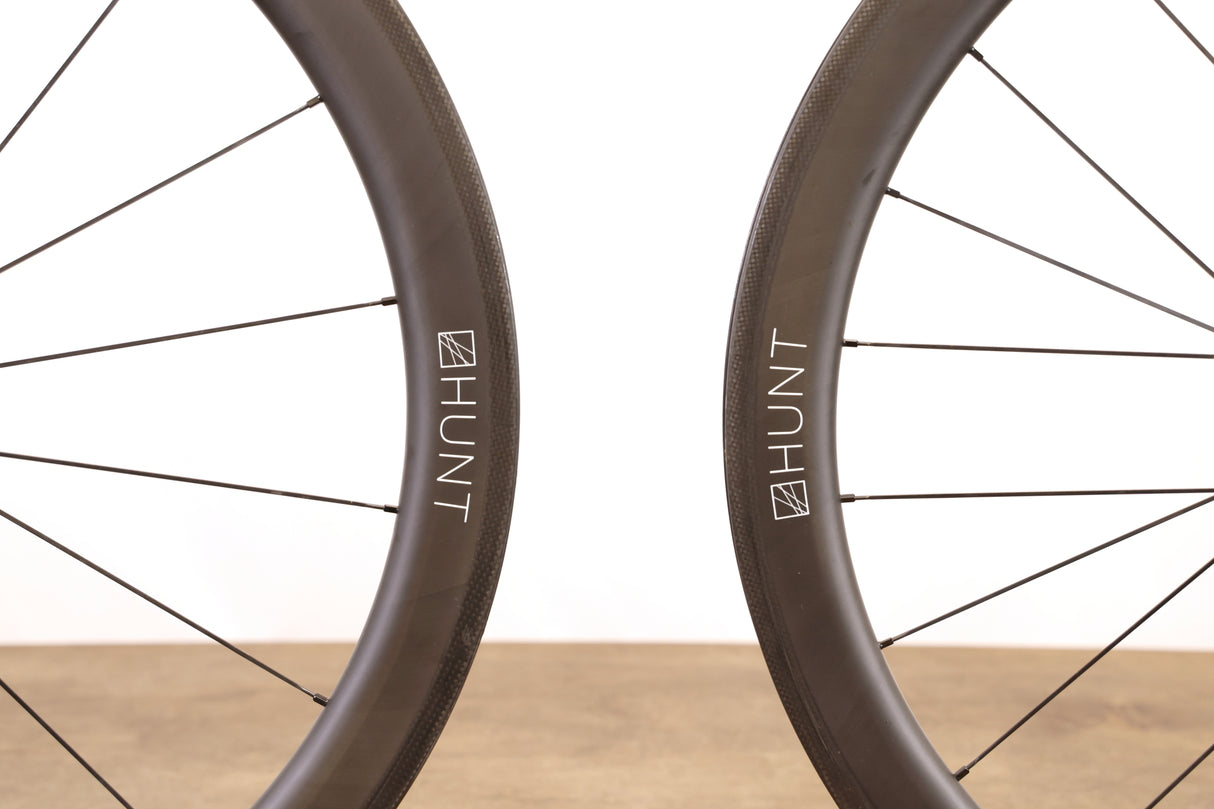 Hunt 50 Carbon Tubeless Clincher Rim Brake Wheelset Campagnolo 11 Speed