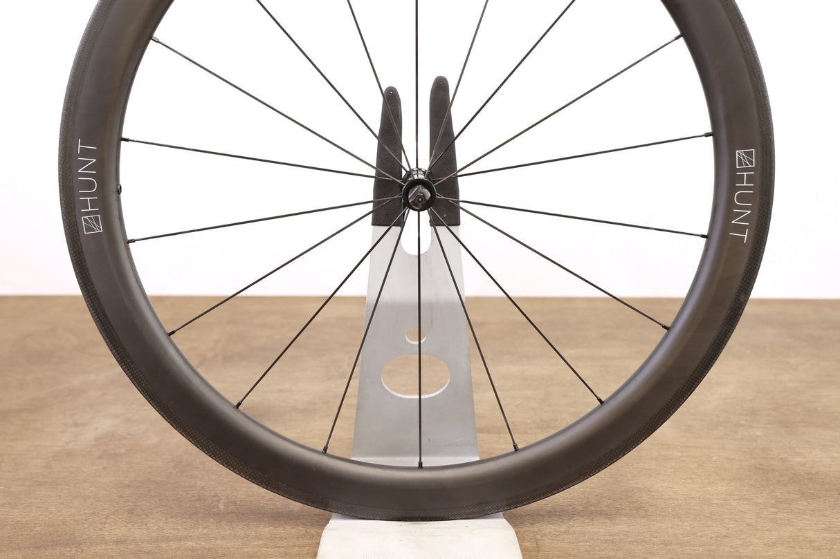 Hunt 50 Carbon Tubeless Clincher Rim Brake Wheelset Campagnolo 11 Speed