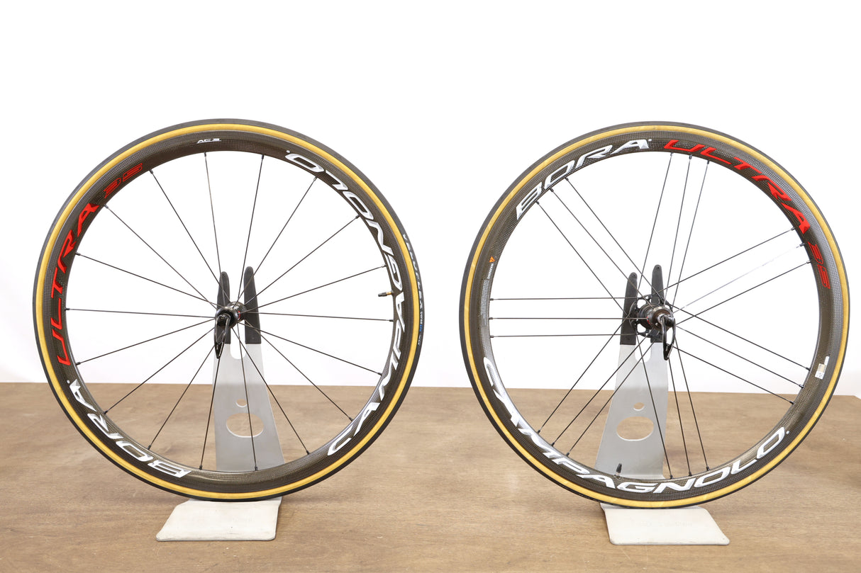Campagnolo Bora Ultra 35 Carbon Clincher Rim Brake Wheelset Campagnolo 11 Speed