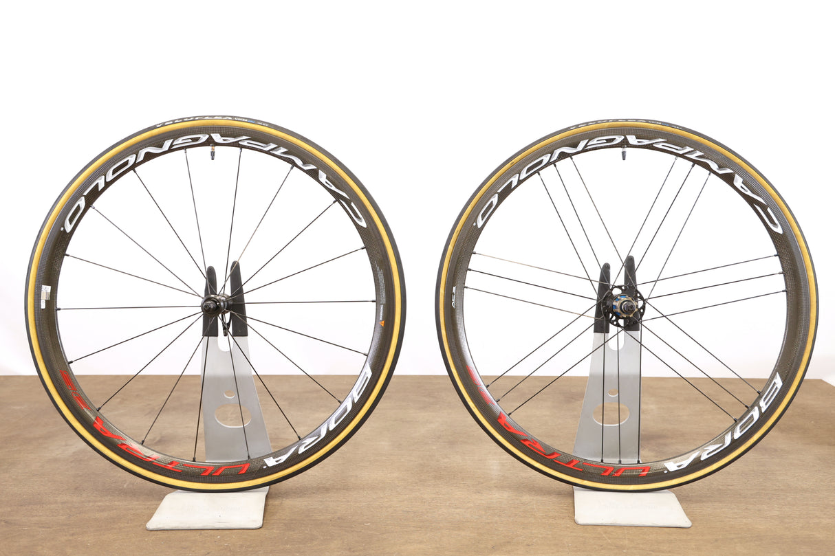 Campagnolo Bora Ultra 35 Carbon Clincher Rim Brake Wheelset Campagnolo 11 Speed