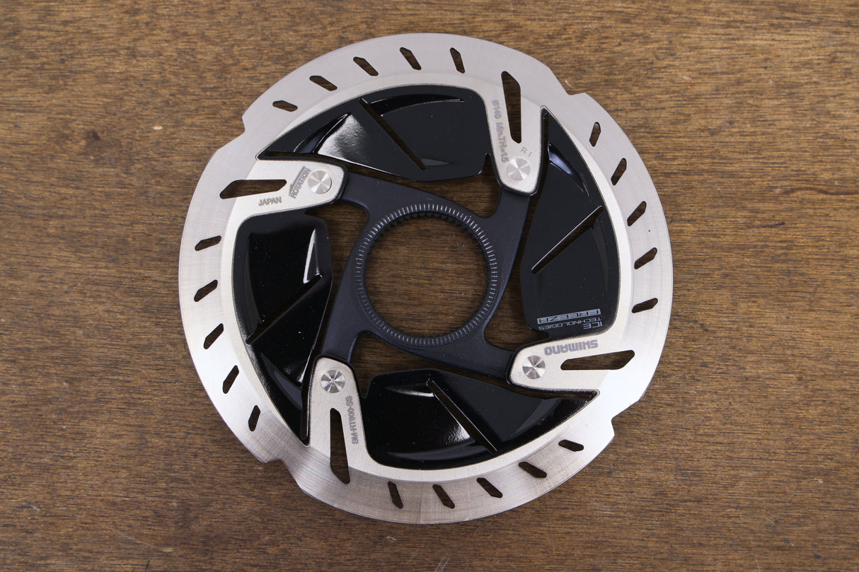 (2) 160mm/140mm Shimano Dura-Ace SM-RT900 Center Lock Disc Brake Rotors