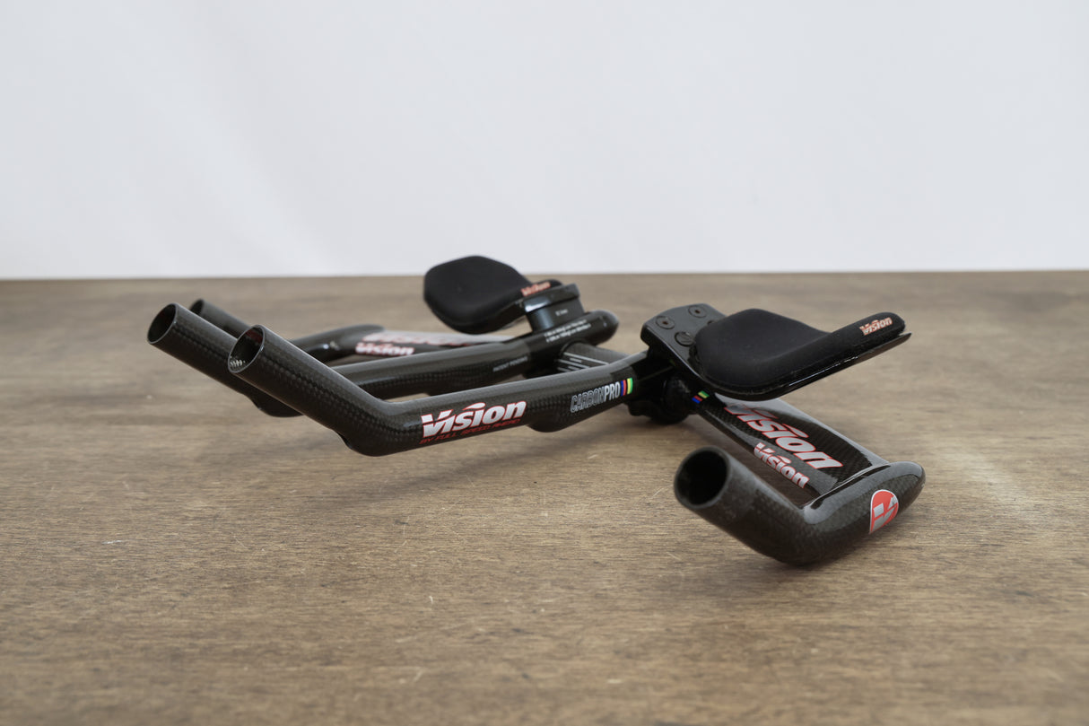 42cm Vision Carbon Aero TT Handlebar + Vision Carbon Pro Extensions TT Triathlon