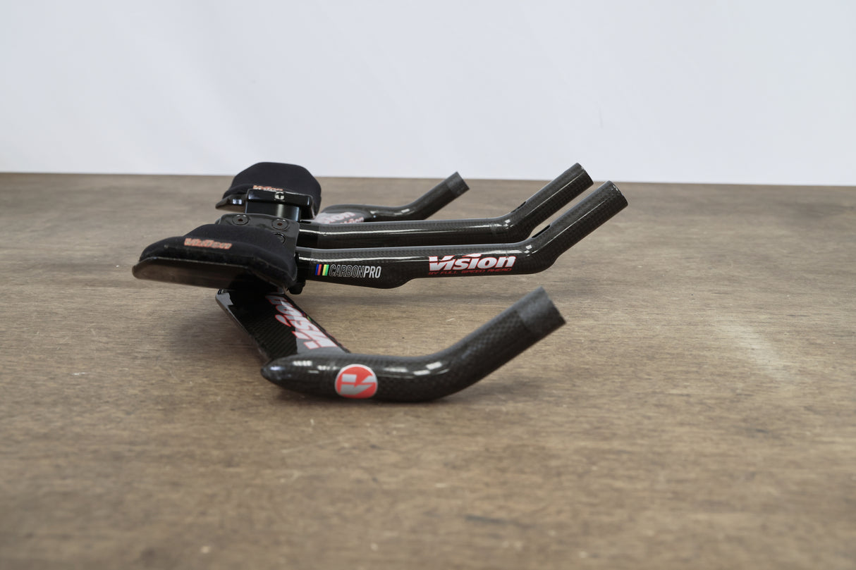 42cm Vision Carbon Aero TT Handlebar + Vision Carbon Pro Extensions TT Triathlon