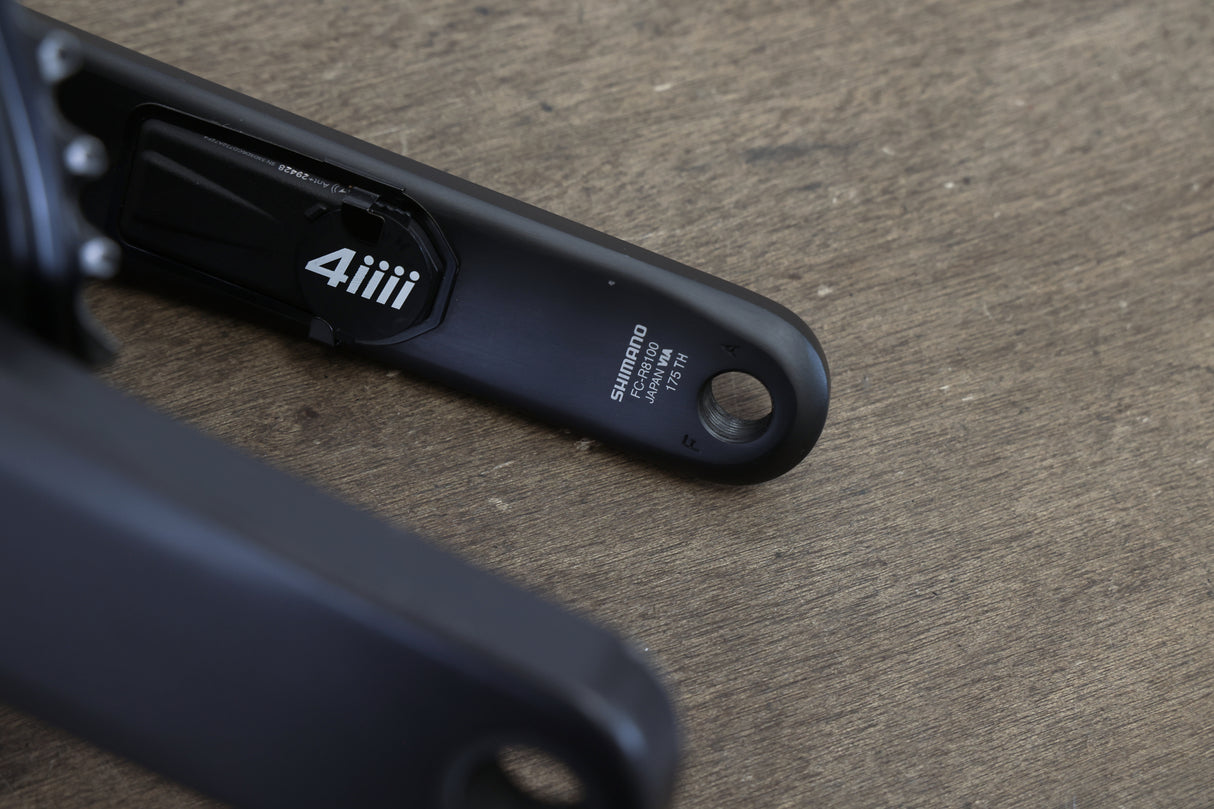 175mm 52/36T Shimano Ultegra FC-R8100 4iiii Power Meter 12 Speed Crankset 8100