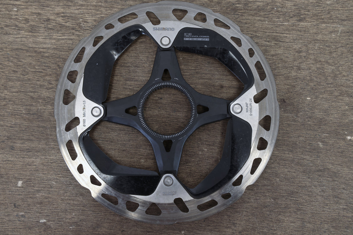 (2) 160mm Shimano XTR RT-MT900-S Center Lock Disc Brake Rotors