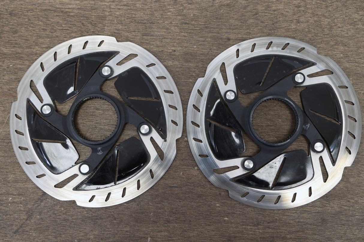 (2) 140mm Shimano Dura-Ace SM-RT900-SS Center Lock Disc Brake Rotors