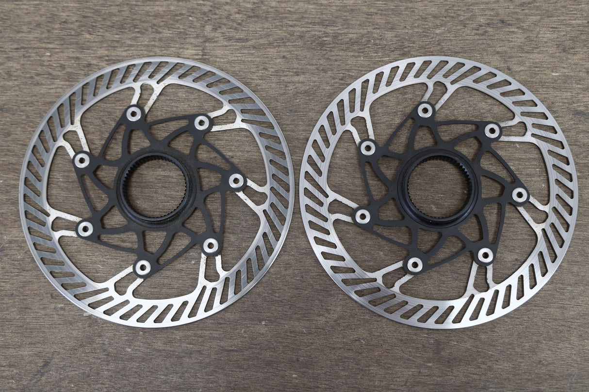 (2) 160mm Campagnolo 03 AFS Center Lock Disc Brake Rotors
