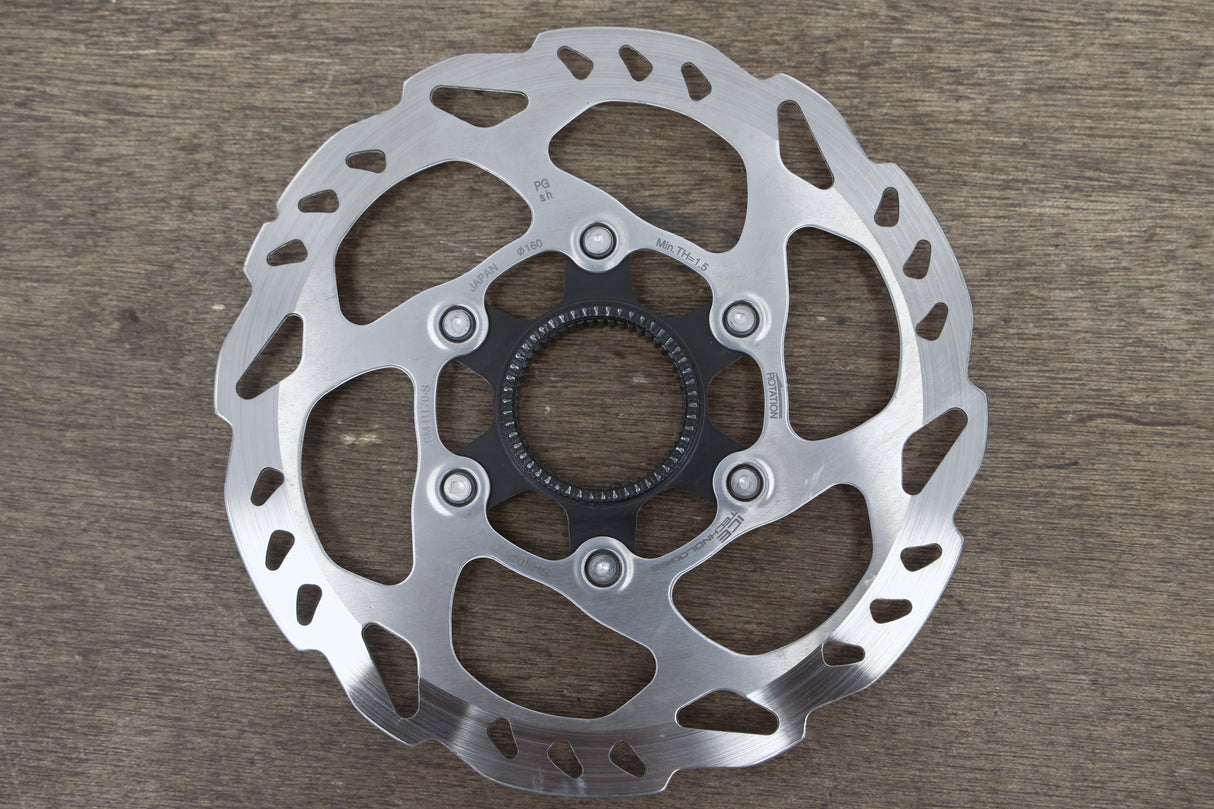 (2) 160mm Shimano SLX SM-RT70 Center Lock Disc Brake Rotors