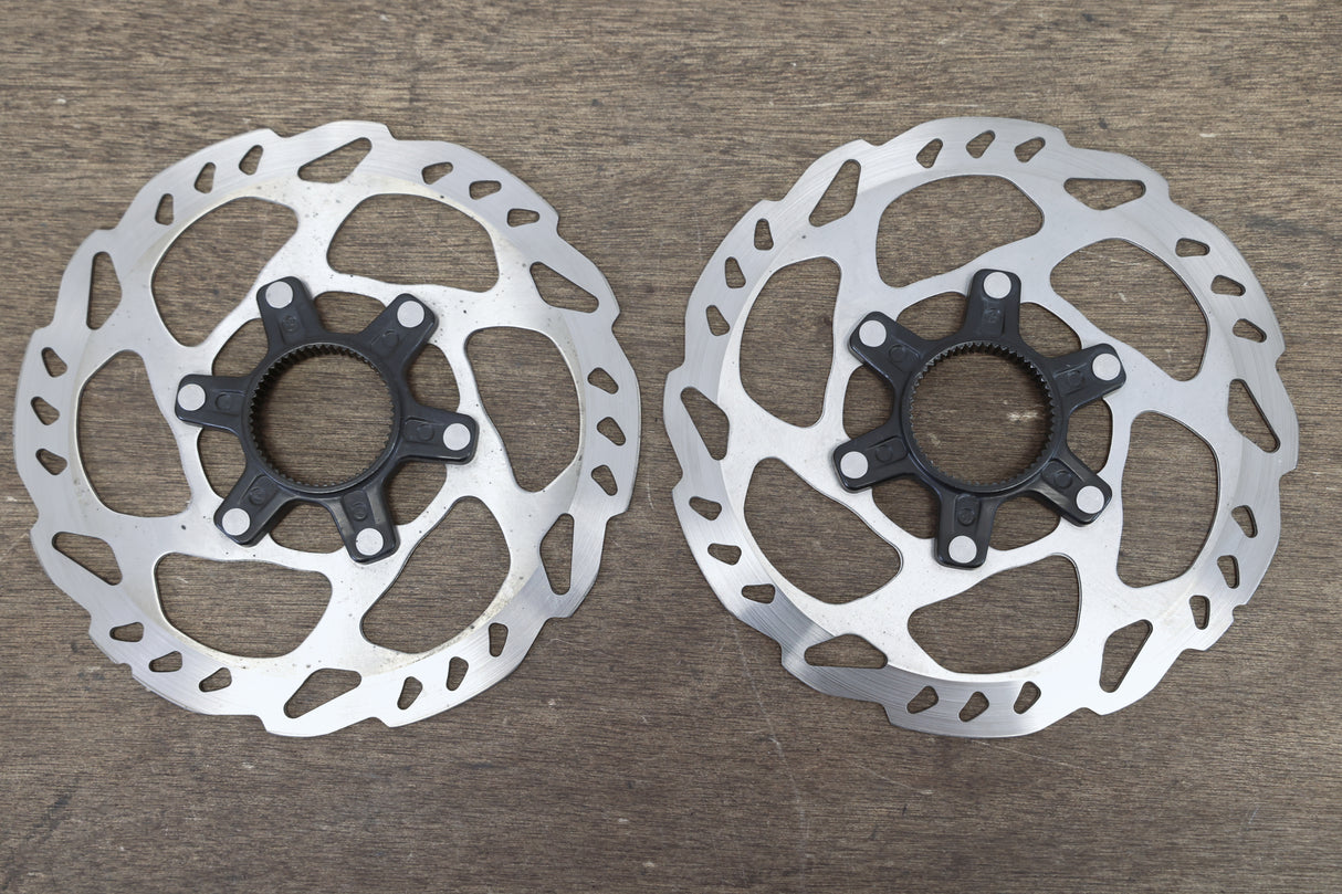 (2) 160mm Shimano SLX SM-RT70 Center Lock Disc Brake Rotors