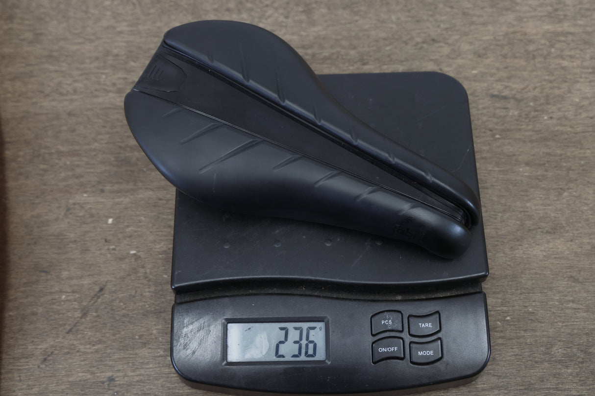 130mm (Flat) Fabric Scoop Cr-Mo Rail Road Saddle 236g