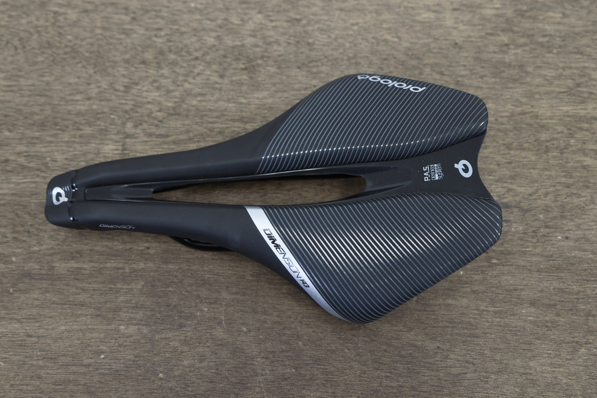 143mm Prologo Dimension P.A.S. Chromoly Rail Road Saddle 239g
