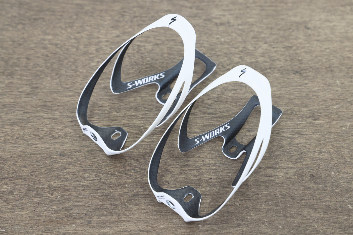 (2) Specialized S-WORKS Rib Cage II Carbon Water Bottle Cages 40g