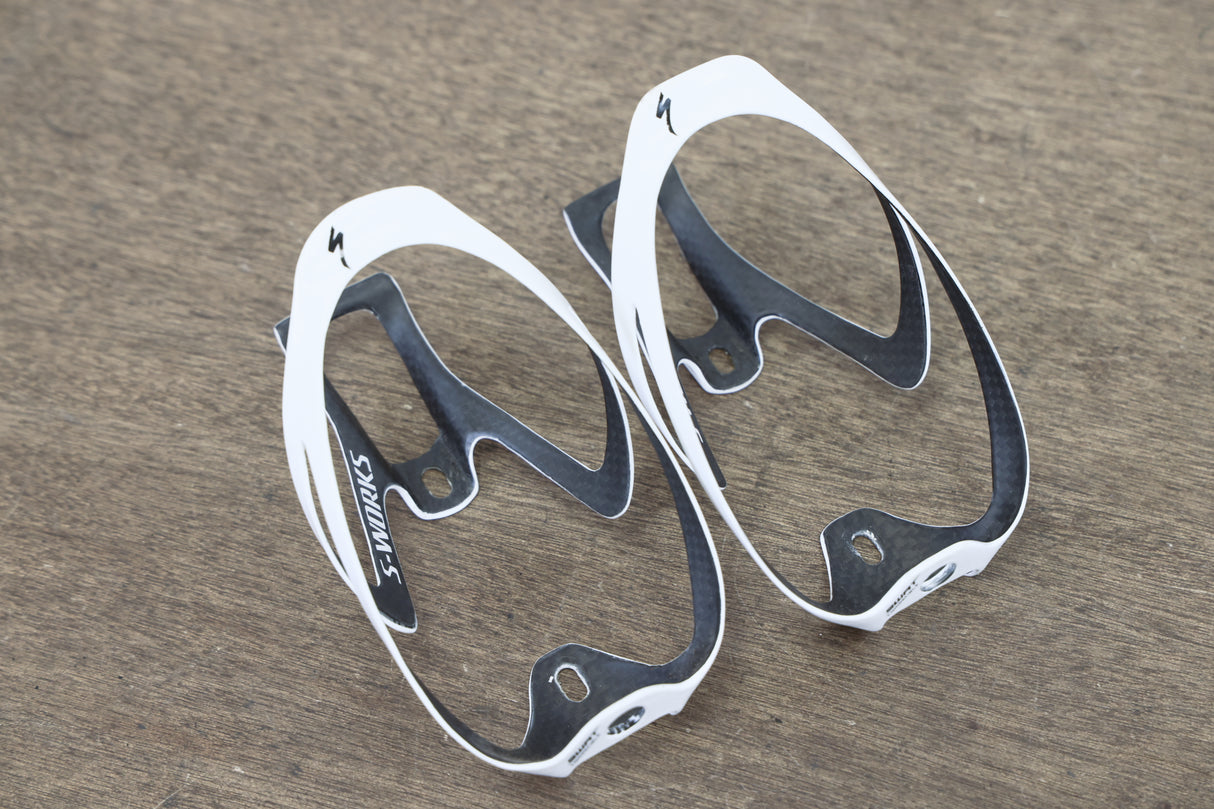 (2) Specialized S-WORKS Rib Cage II Carbon Water Bottle Cages 40g