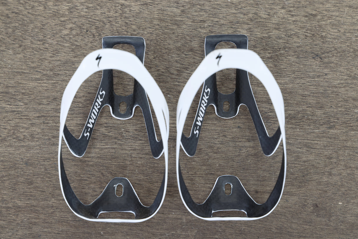 (2) Specialized S-WORKS Rib Cage II Carbon Water Bottle Cages 40g