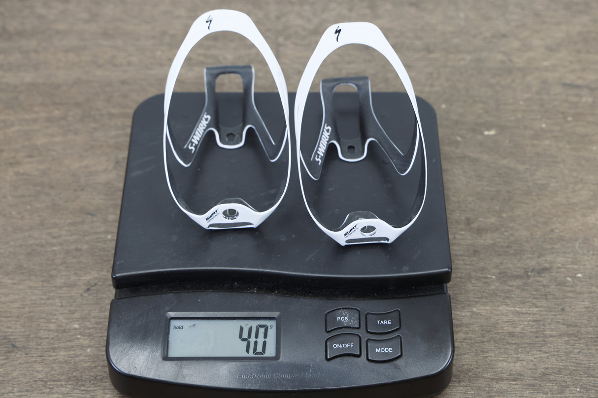 (2) Specialized S-WORKS Rib Cage II Carbon Water Bottle Cages 40g