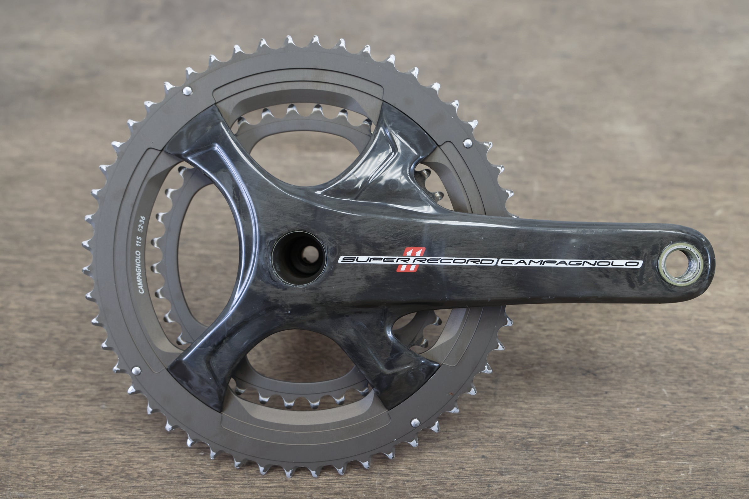 175mm 52/36T Campagnolo Super Record 11 Speed Carbon Crankset