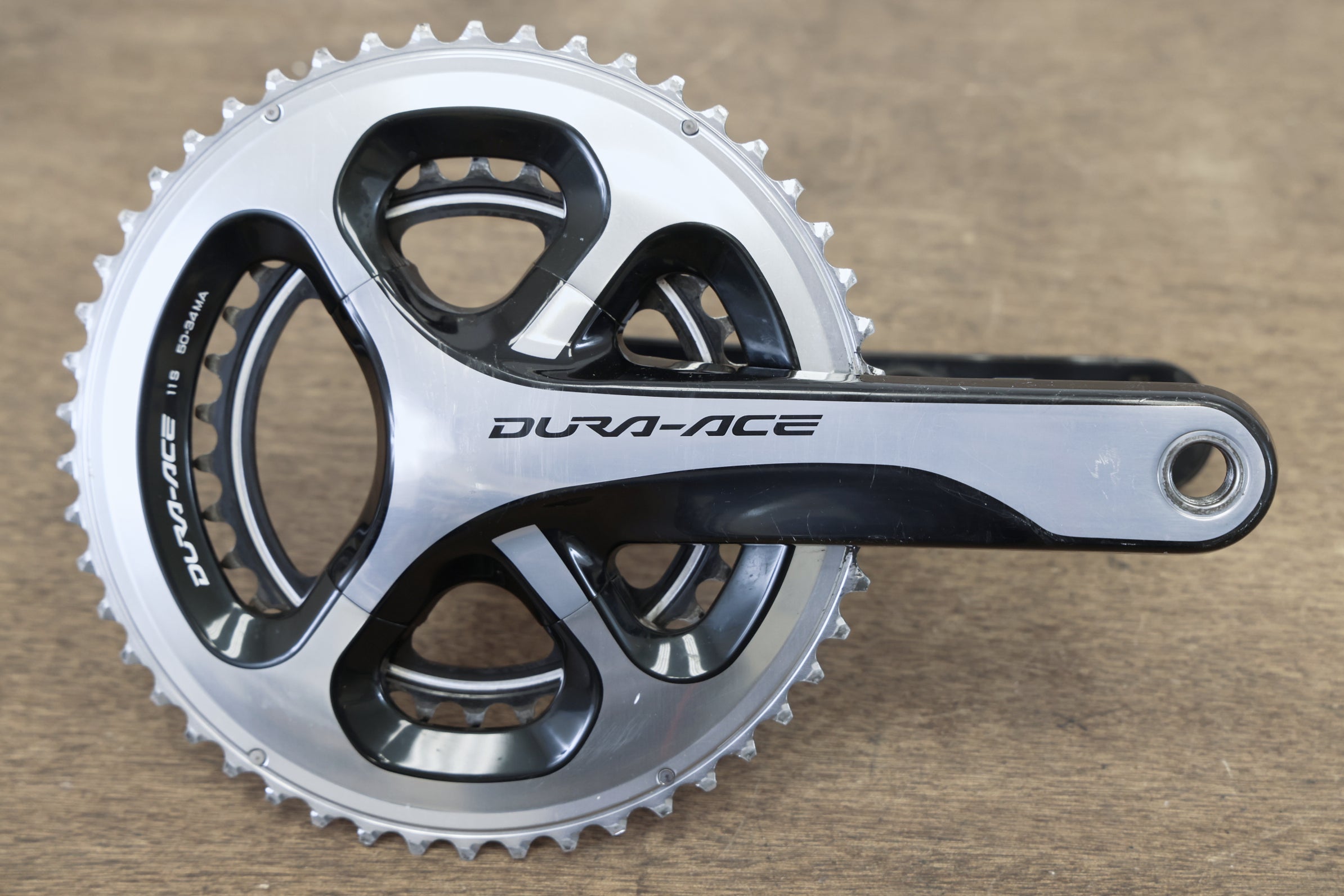 172.5mm 50/34T Shimano Dura-Ace FC-9000 11 Speed Stages Power