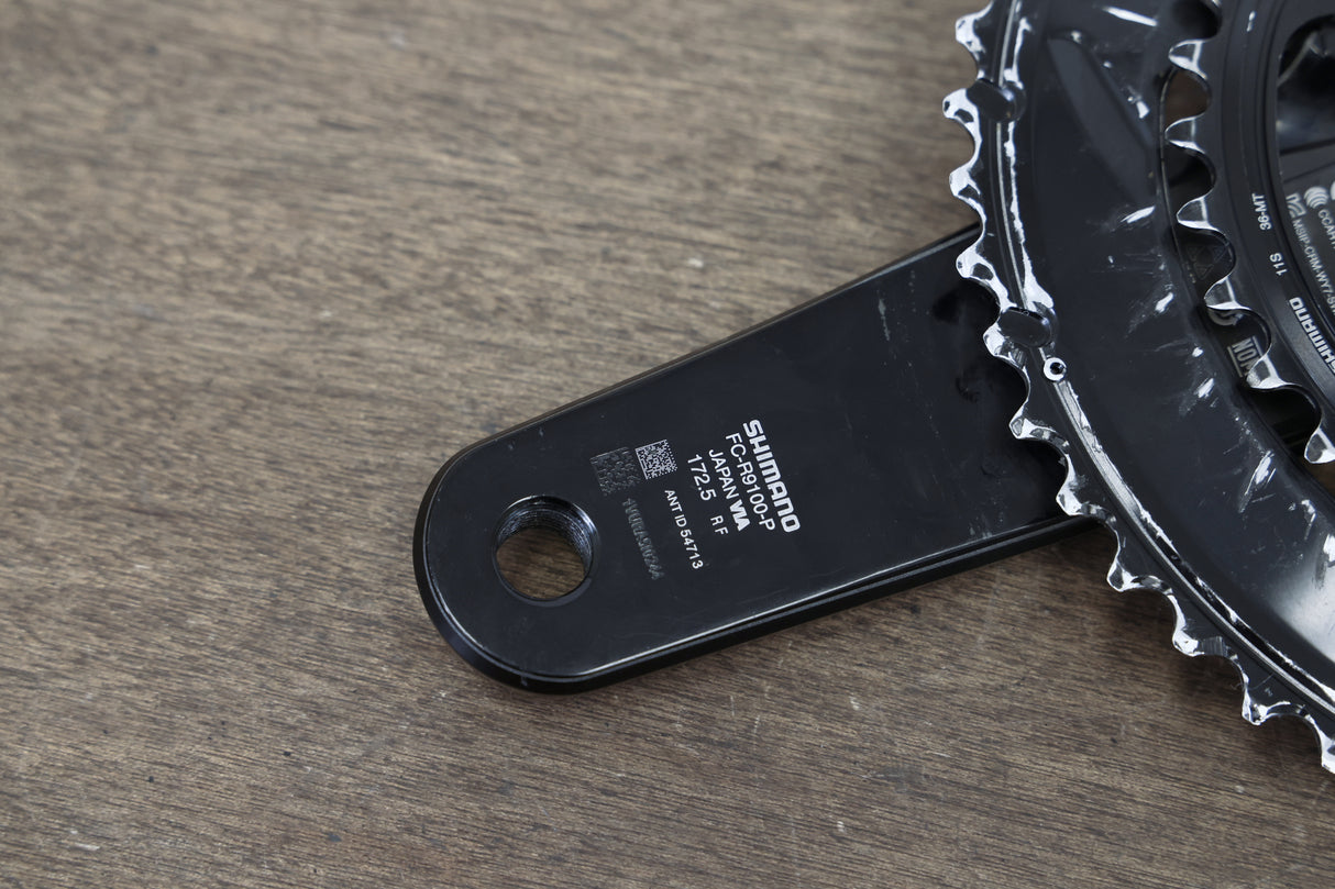 172.5mm 52/36T Shimano Dura Ace FC-R9100-P Dual Power Meter Crankset