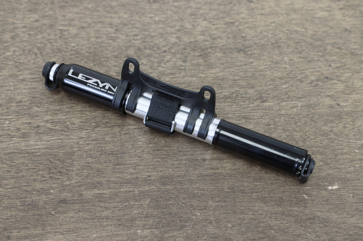 Lezyne Pressure Drive High Pressure Pump Road Gravel CX Bike + Mount