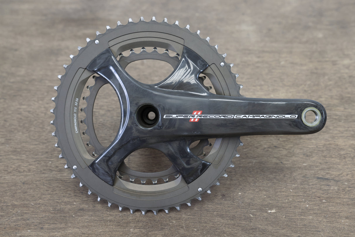 170mm 52/36T Campagnolo Super Record 11 Speed Carbon Crankset