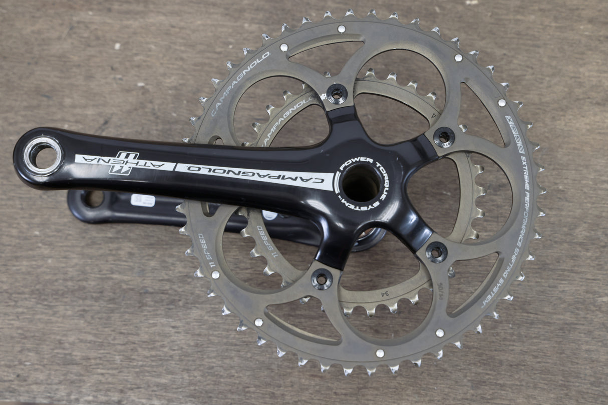 170mm 50/34T Campagnolo Athena 11 Speed Alloy Road Crankset