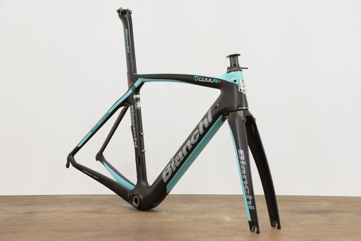 55cm Bianchi Oltre XR4 CV Carbon Aero Rim Brake Road Frameset