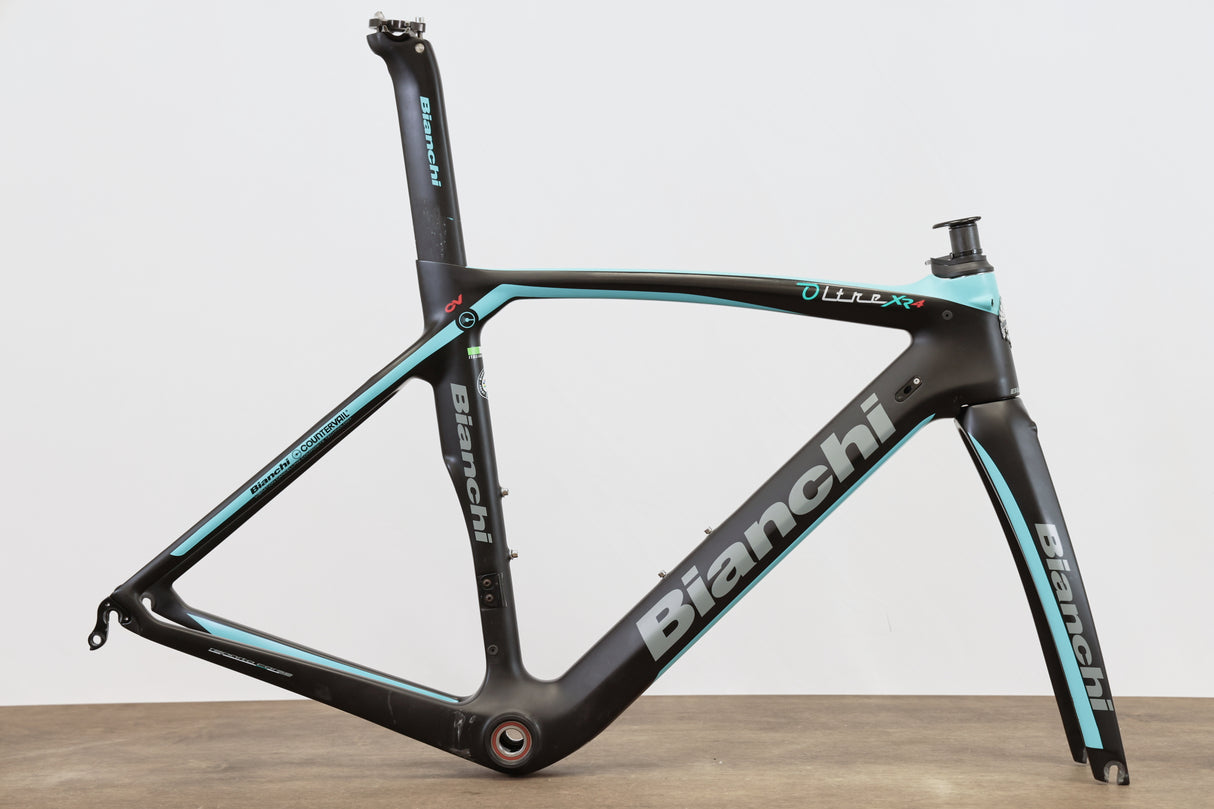 55cm Bianchi Oltre XR4 CV Carbon Aero Rim Brake Road Frameset