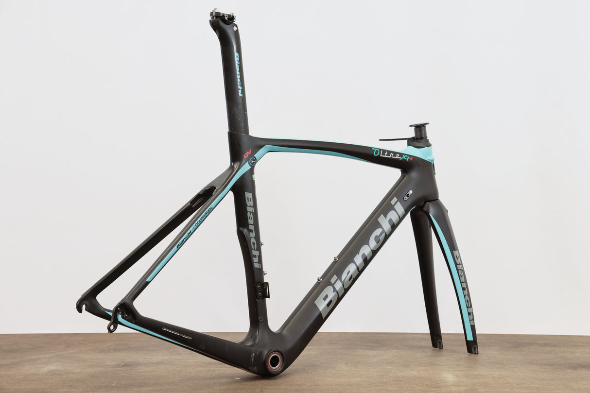 55cm Bianchi Oltre XR4 CV Carbon Aero Rim Brake Road Frameset