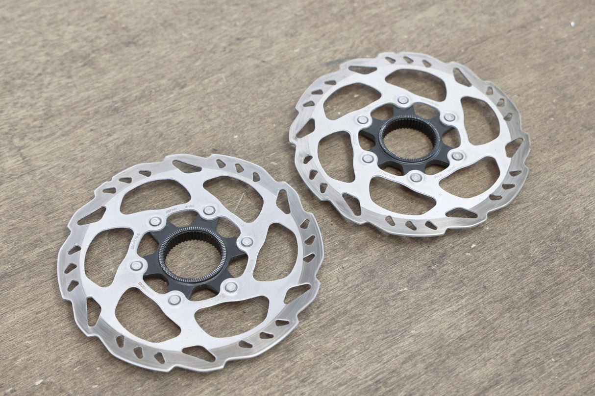 (2) 160mm Shimano SLX SM-RT70 Center Lock Disc Brake Rotors