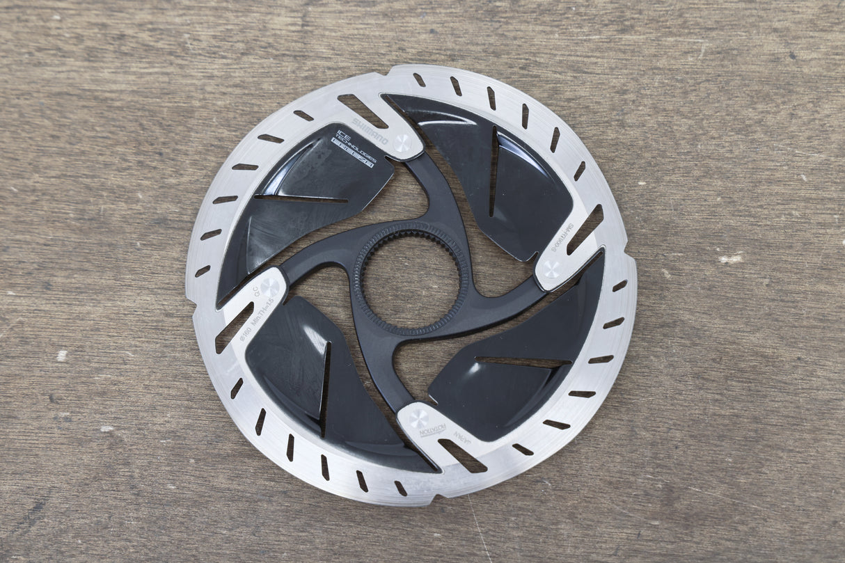 (2) 160mm/140mm Shimano Dura-Ace SM-RT900 Center Lock Disc Brake Rotors