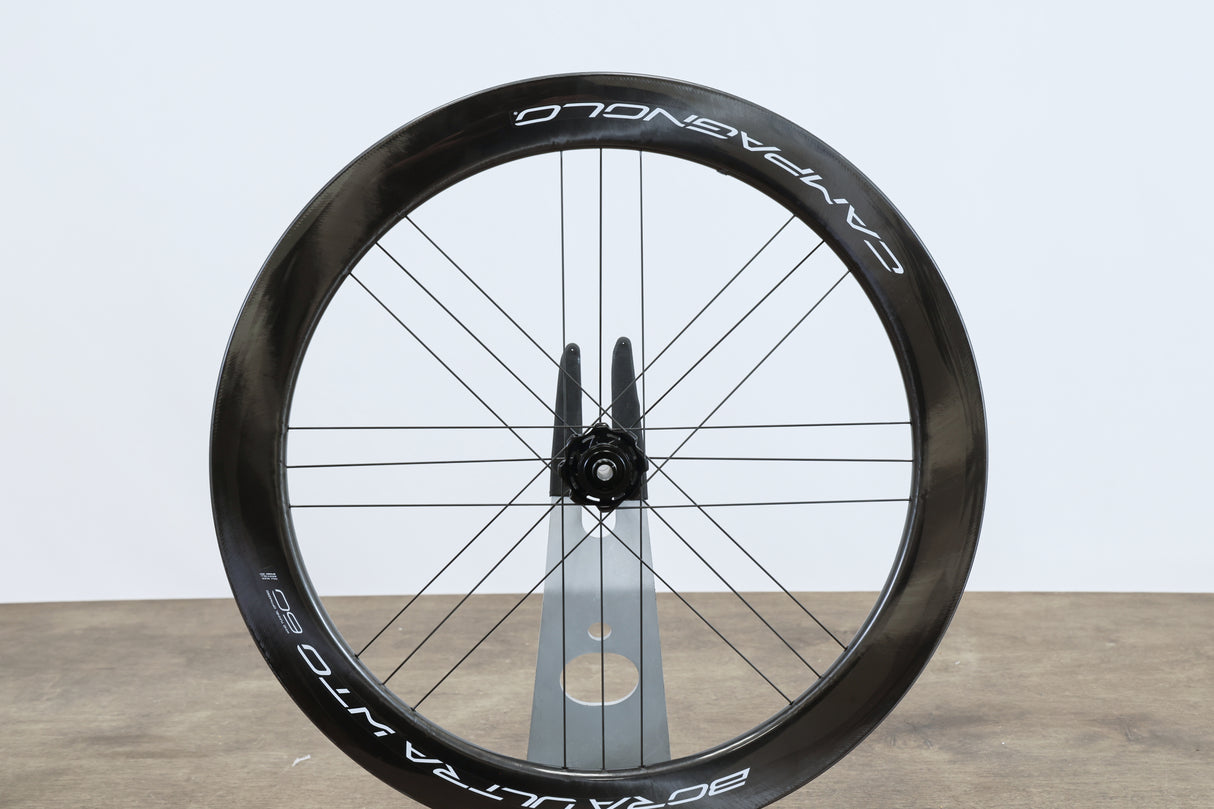 FRONT Campagnolo Bora Ultra WTO 60 Carbon Tubeless Clincher Disc Brake Wheel