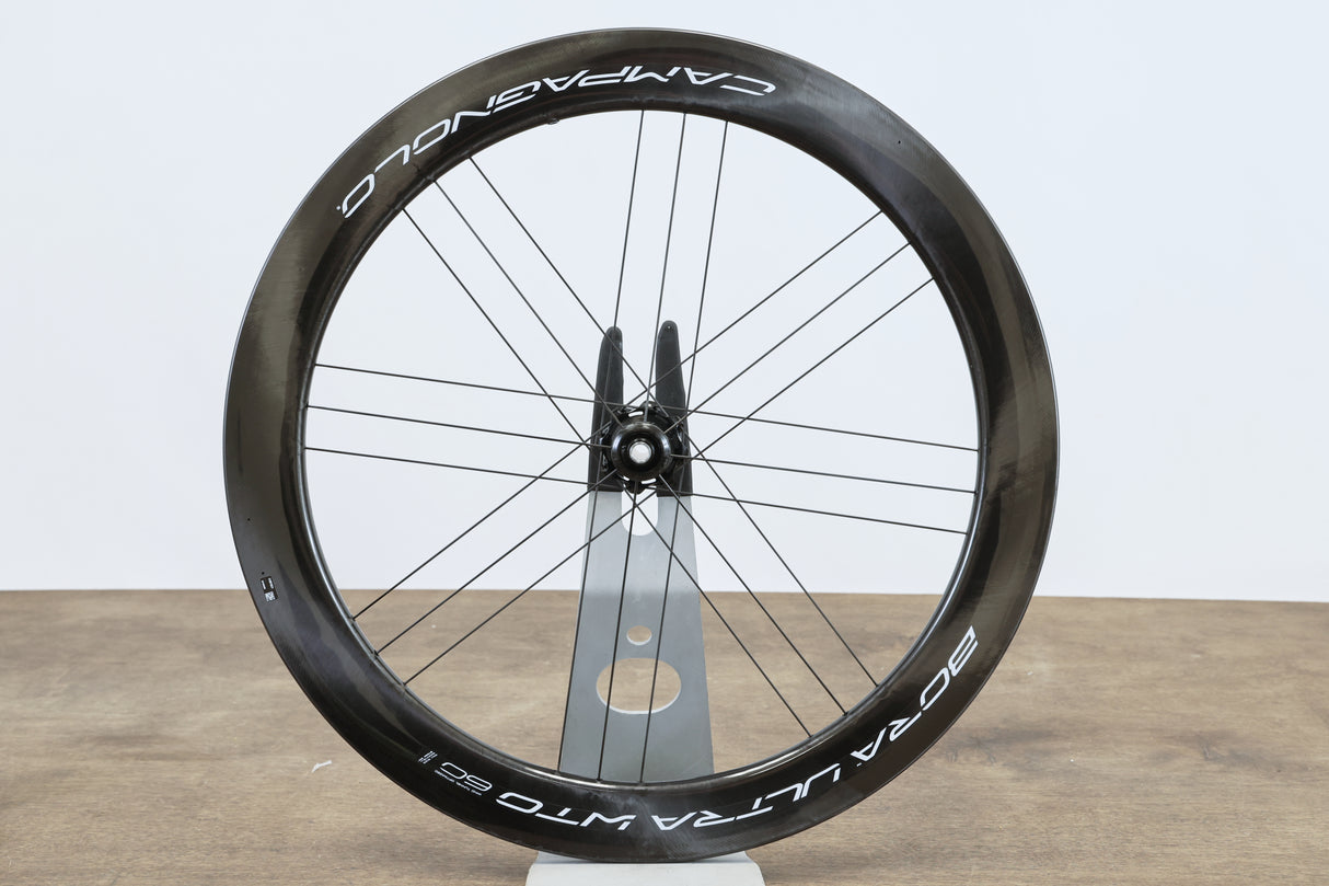 FRONT Campagnolo Bora Ultra WTO 60 Carbon Tubeless Clincher Disc Brake Wheel