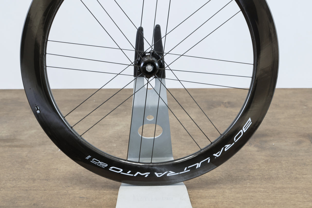 FRONT Campagnolo Bora Ultra WTO 60 Carbon Tubeless Clincher Disc Brake Wheel