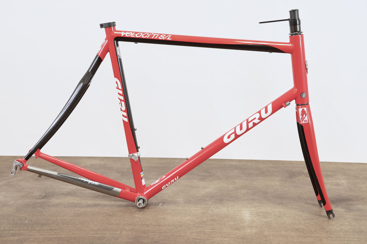 64cm Guru Veloci'Ti S/L Titanium Carbon Rim Brake Road Frameset