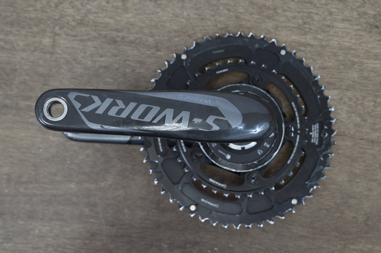 172.5mm 52/36T BB30 Specialized S-WORKS Quarq Power Meter Carbon Crankset