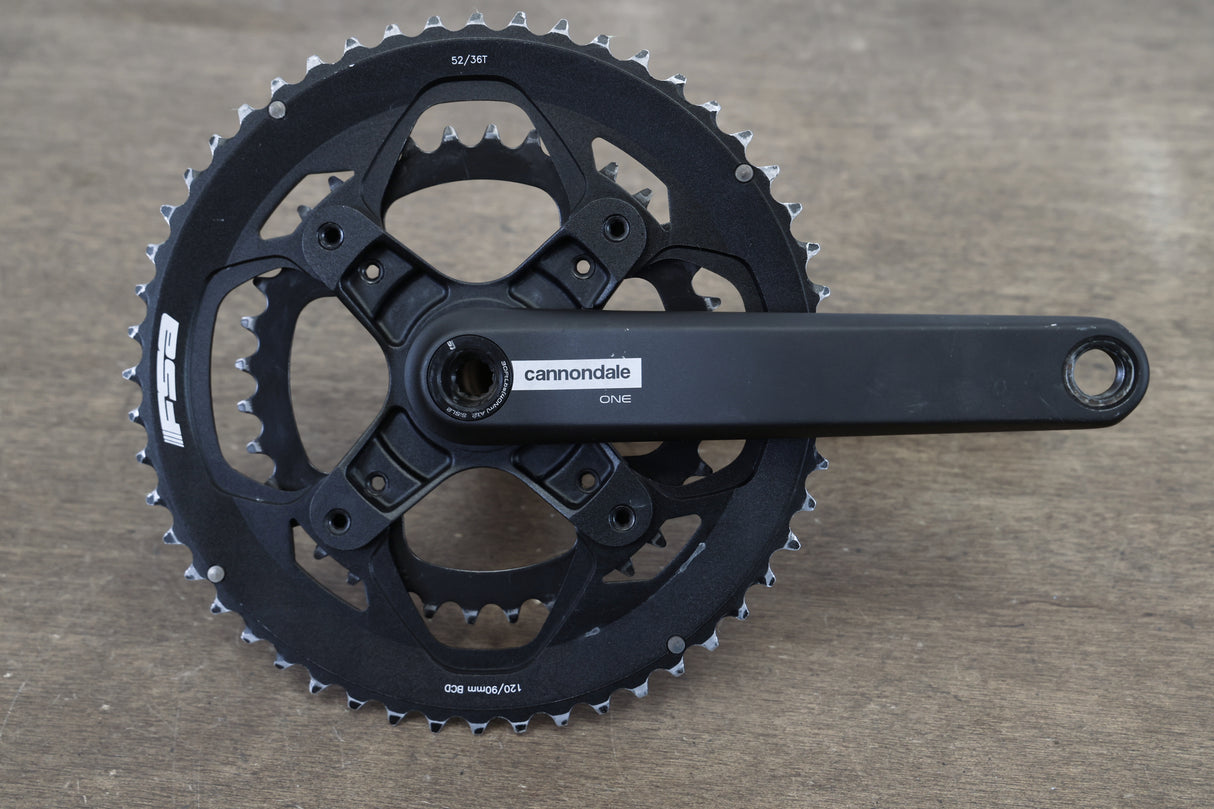 175mm 52/36T BB30 Cannondale One Alloy Road Crankset