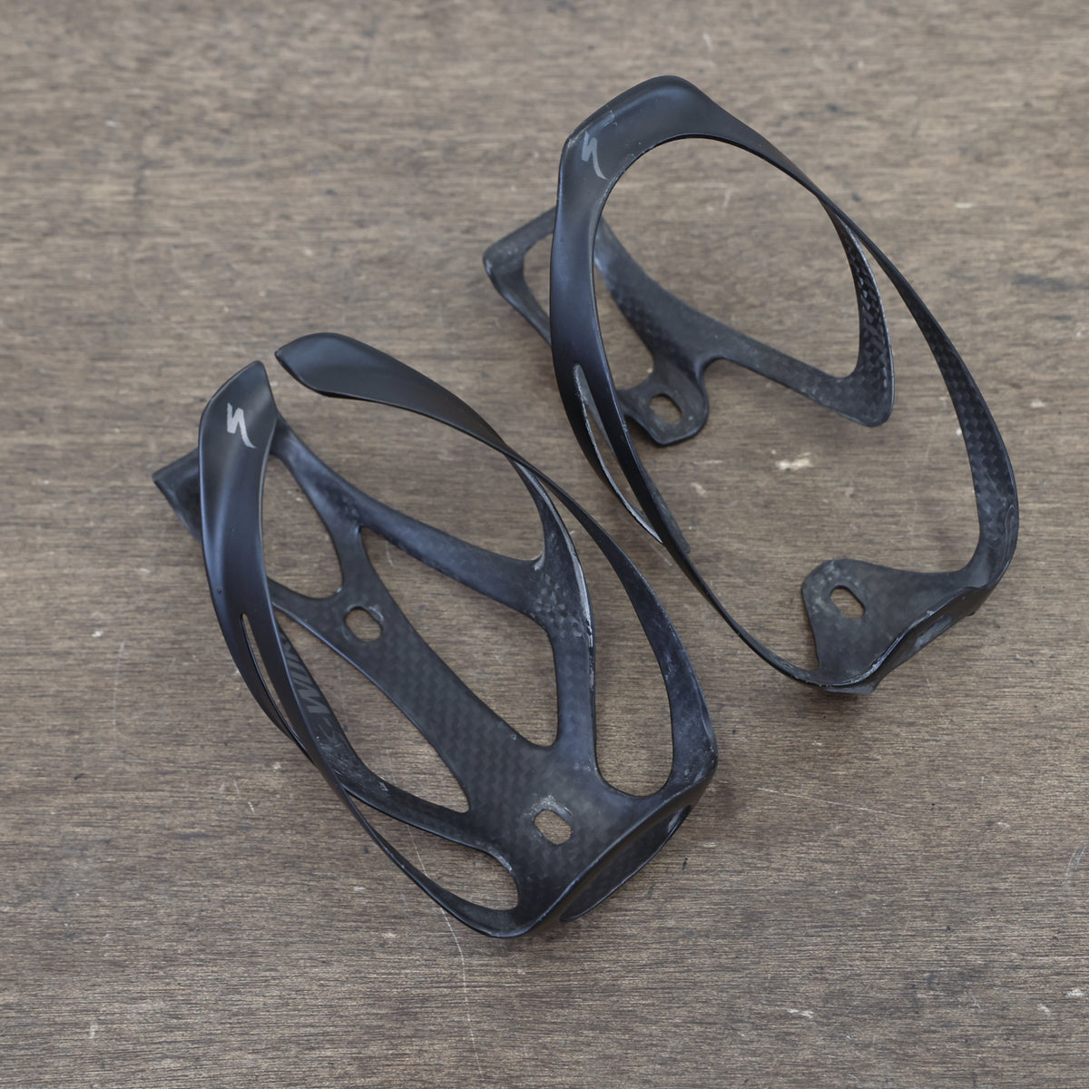 (2) Specialized S-WORKS Rib Cage II/III Carbon Water Bottle Cages 38g
