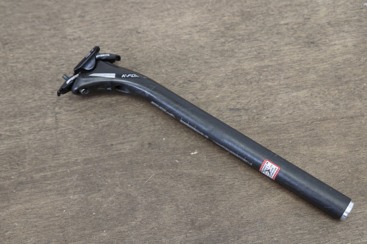 27.2mm FSA K-Force Carbon 25mm Setback Road Seatpost