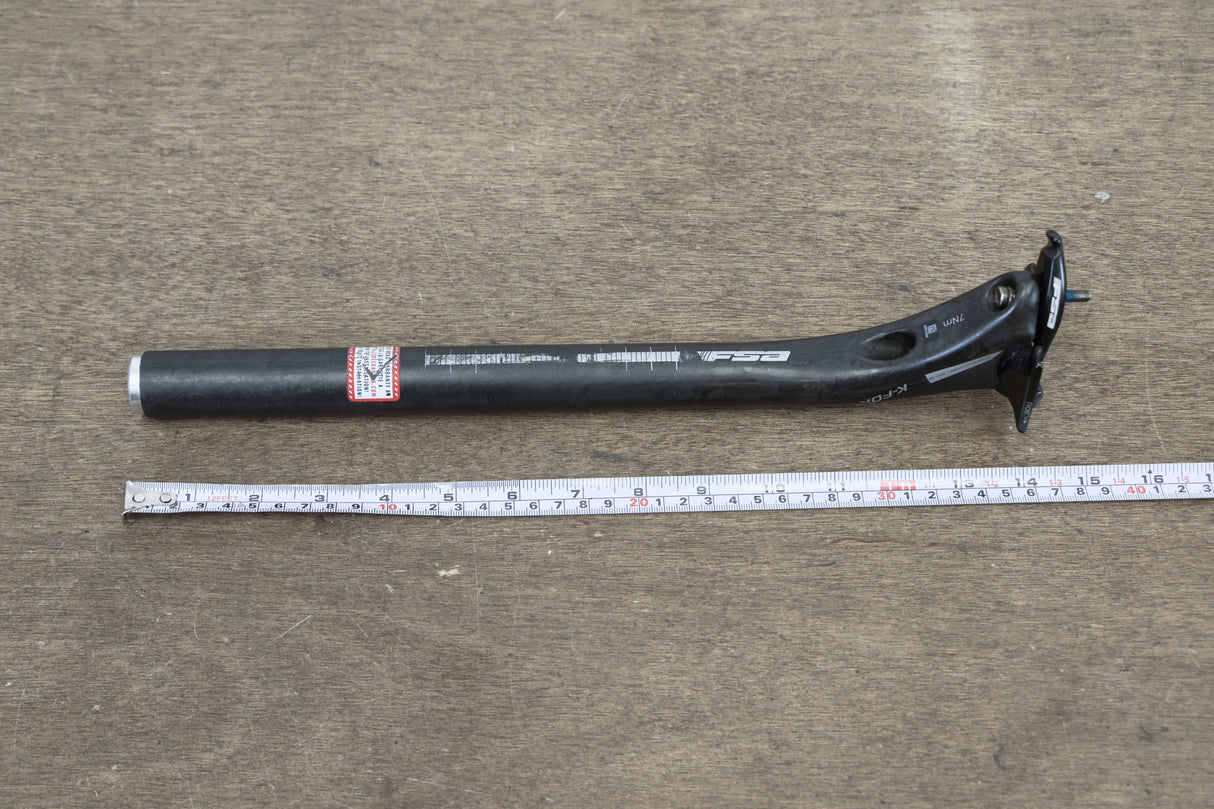 27.2mm FSA K-Force Carbon 25mm Setback Road Seatpost